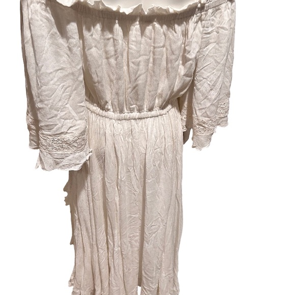 NWT Free People Beach Bliss Maxi Ivory Dress SIZE: L - Picture 5 of 10